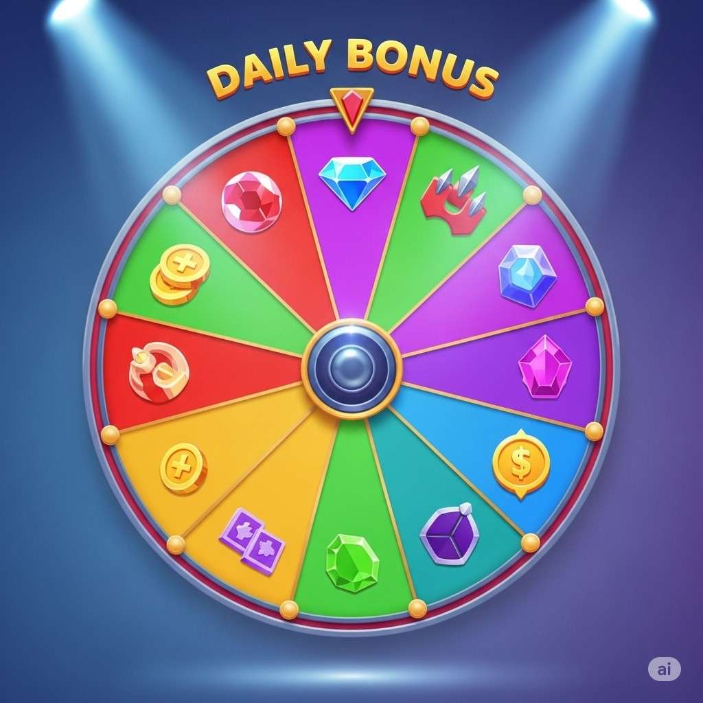 Roata norocului pentru bonus zilnic