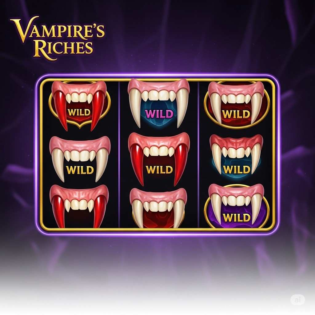 Simboluri wild în Vampire's Riches